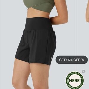 HALARA Women's Black Athletic Shorts